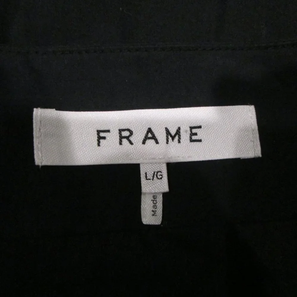 Frame "Nina" Cropped Puff Sleeve Blouse - Picture 5 of 6